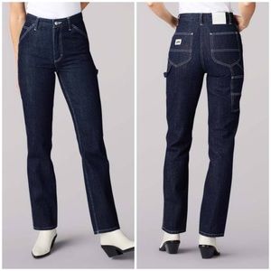 NWT Women’s Size 25 X 27 Lee Vintage Modern High Rise Gungaree Ankle Jeans